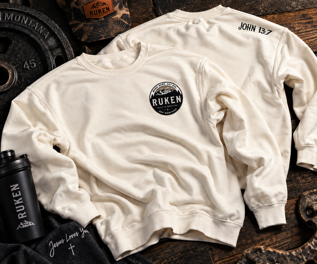 RUKEN Built in Montana Crewneck