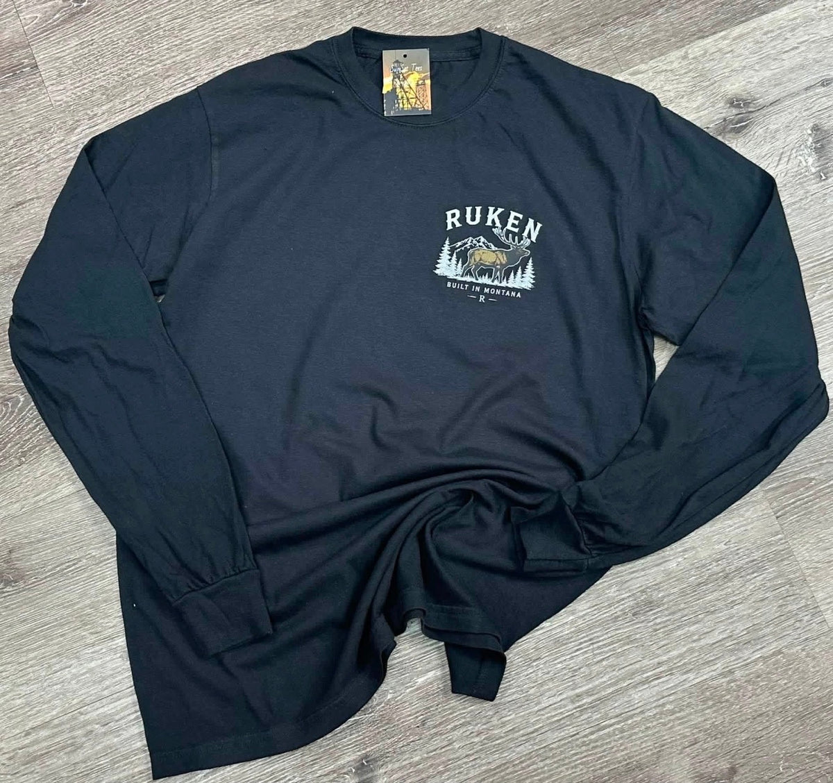 RUKEN Montana Elk Long Sleeve Tee